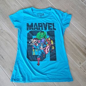 Marvel Blue Graphic T-Shirt, Sz XL